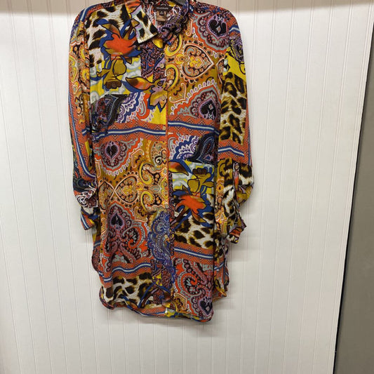 SHEAR BUTTON DOWN DRESS