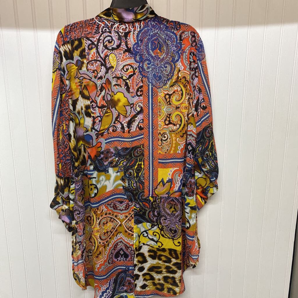 SHEAR BUTTON DOWN DRESS