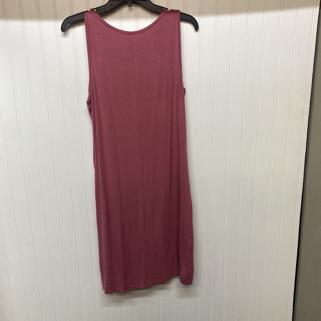 SLEEVLESS T SHIRT DRESS