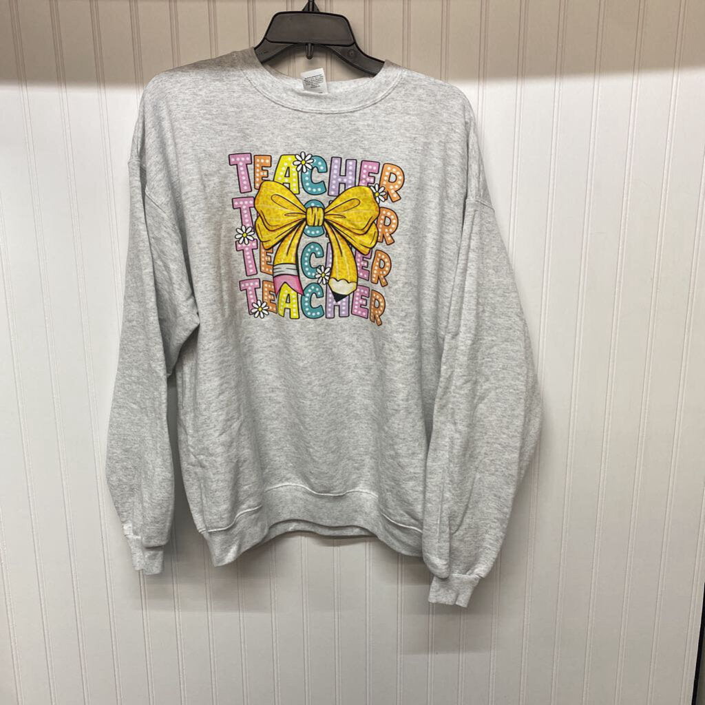 TEACHER GRAPHIC SWEATSHIRT