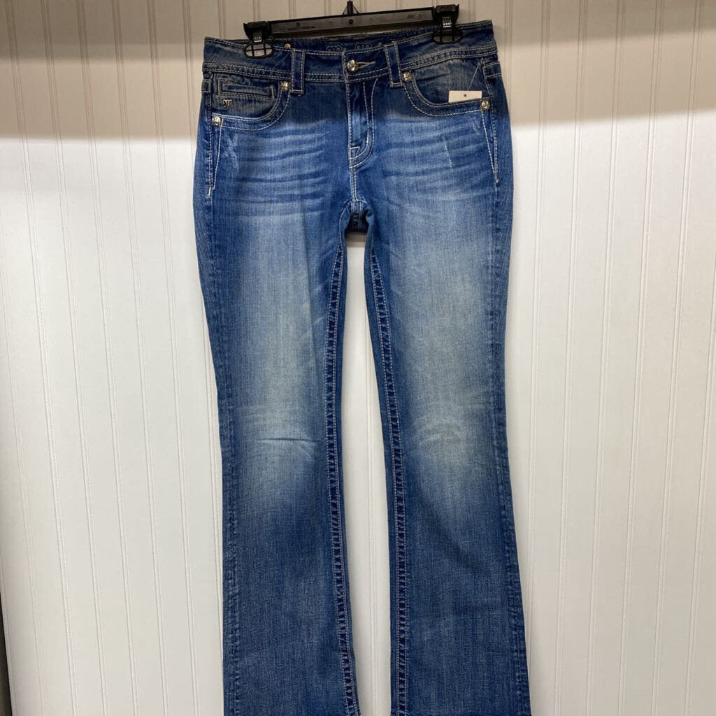 BLING POCKET WIDE LEGGED