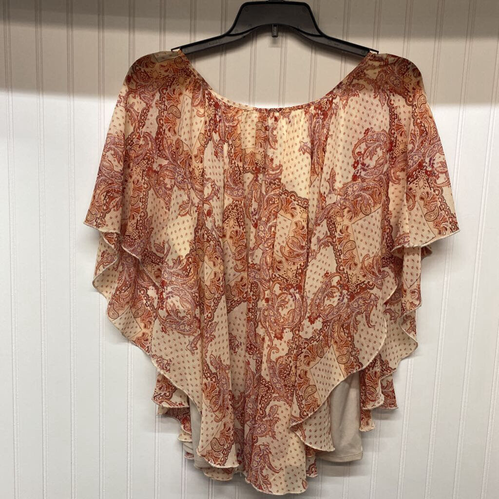 LINED SHEER PONCHO