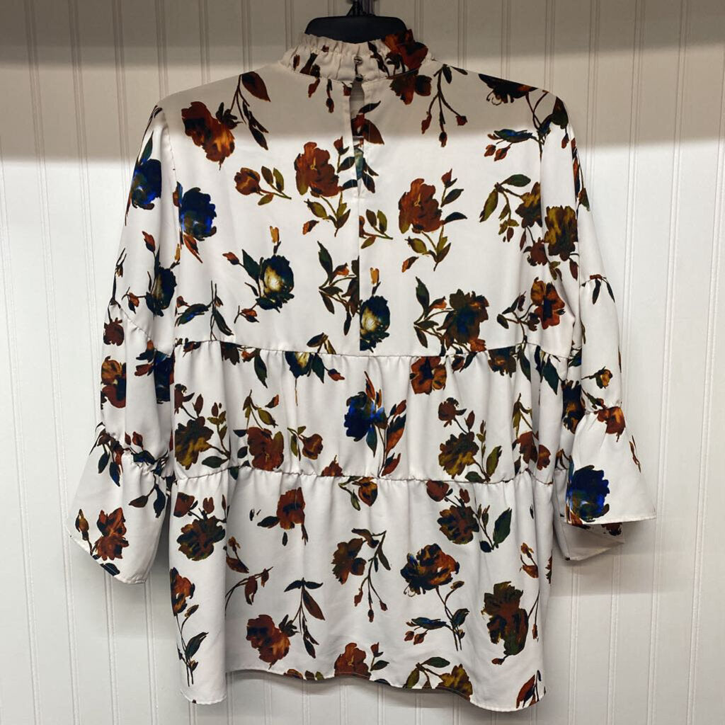 LONG SLEEVE BABY DOLL TOP