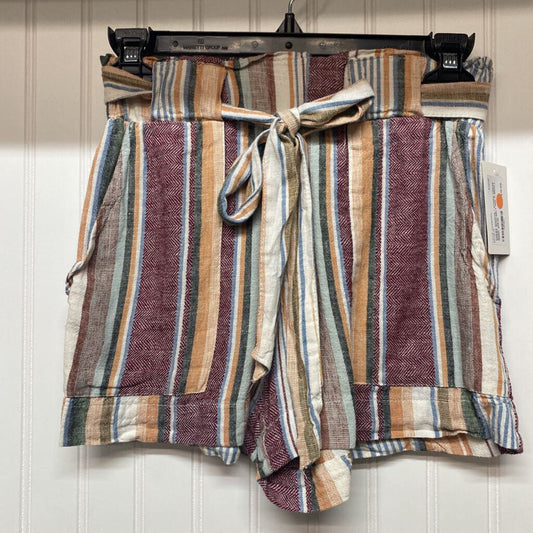 * STRIPE DRESS SHORT WITH BELT