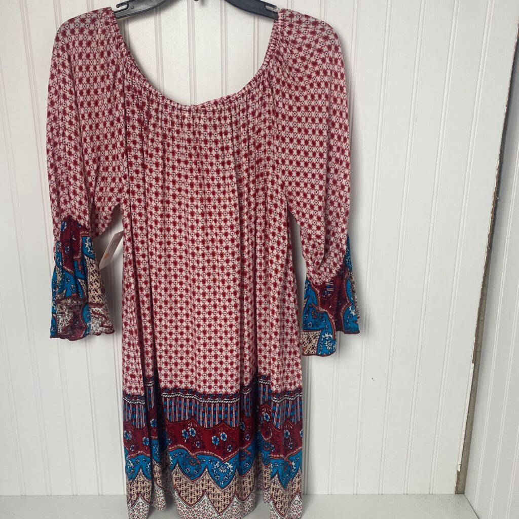 LONG SLEEVE SHORT DRESS
