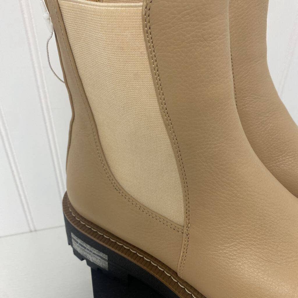 *SLIDE ON LEATHER BOOT HIGH END BRAND