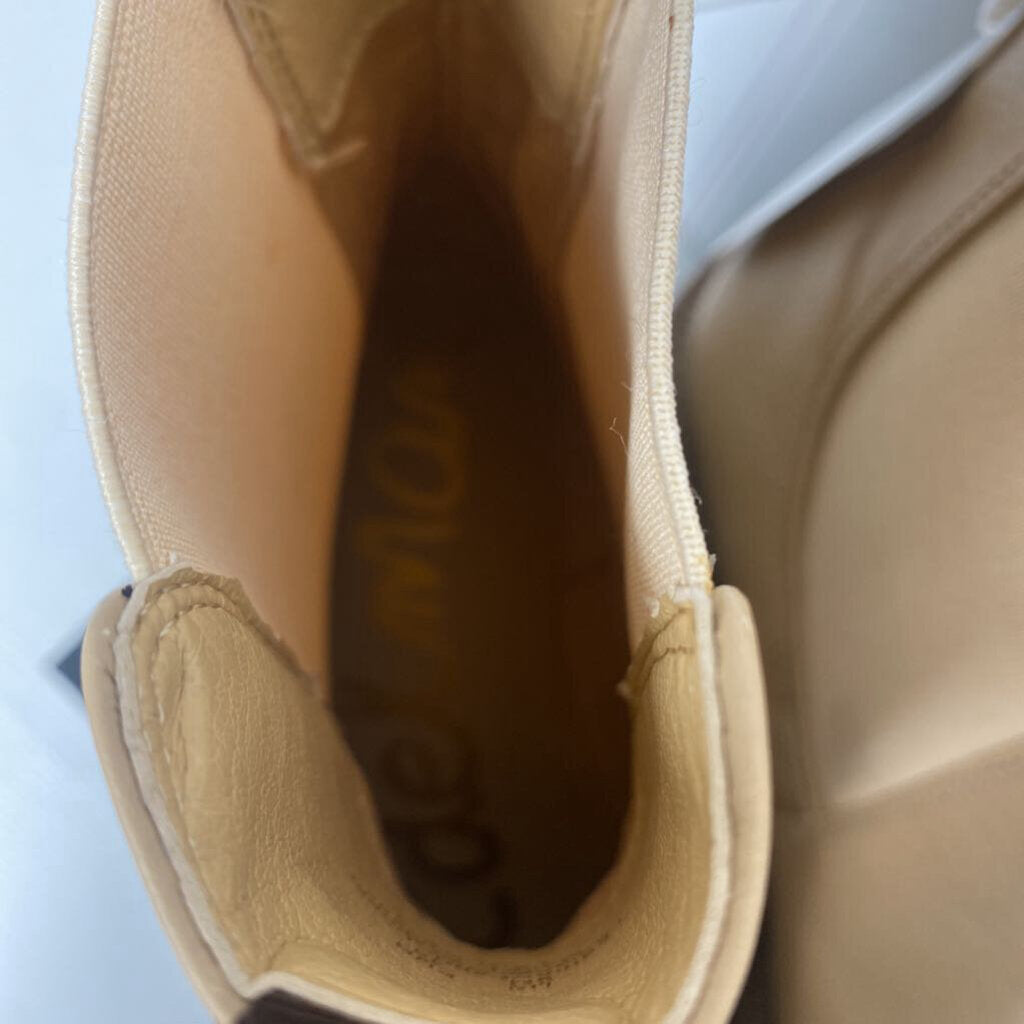*SLIDE ON LEATHER BOOT HIGH END BRAND