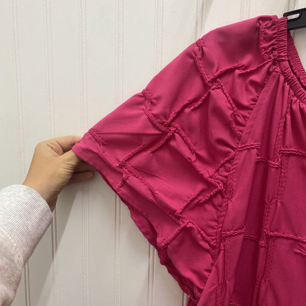 PINK RUFFLE DRESS
