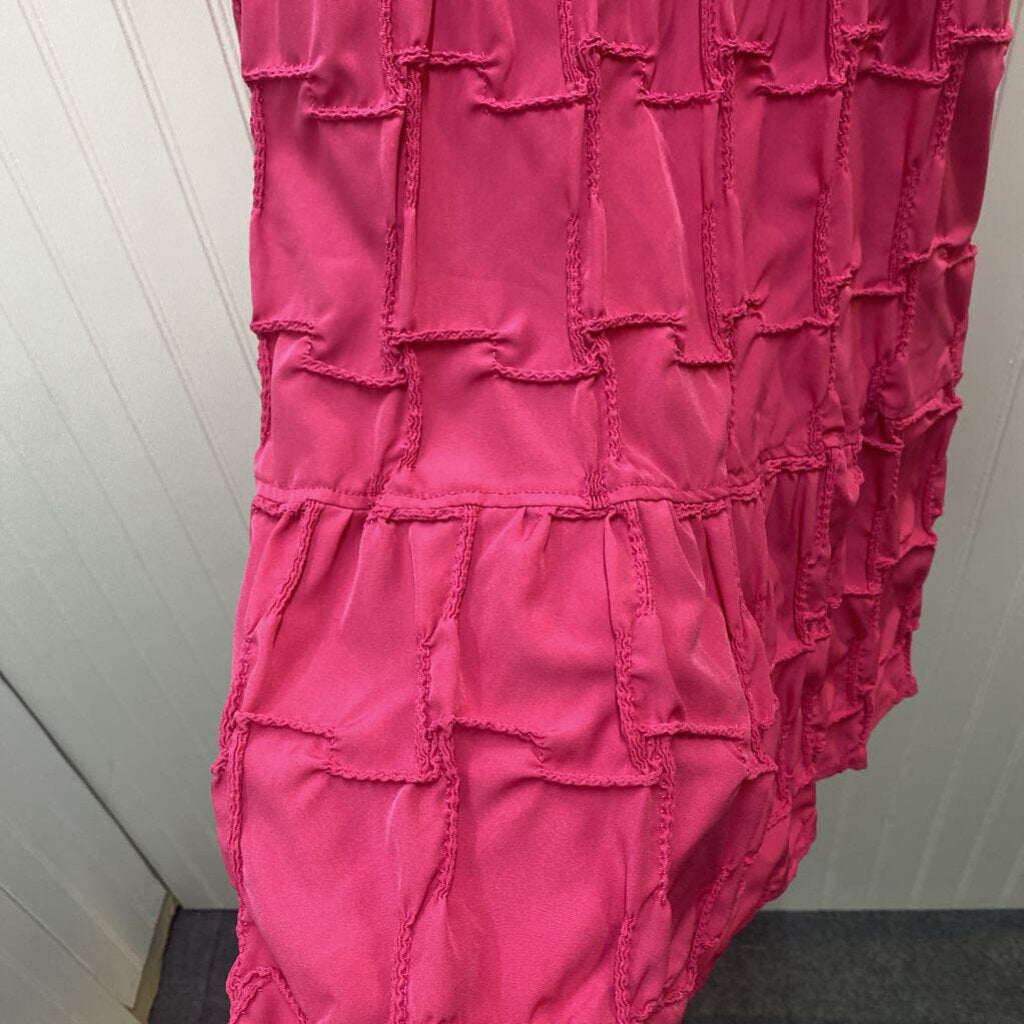 PINK RUFFLE DRESS