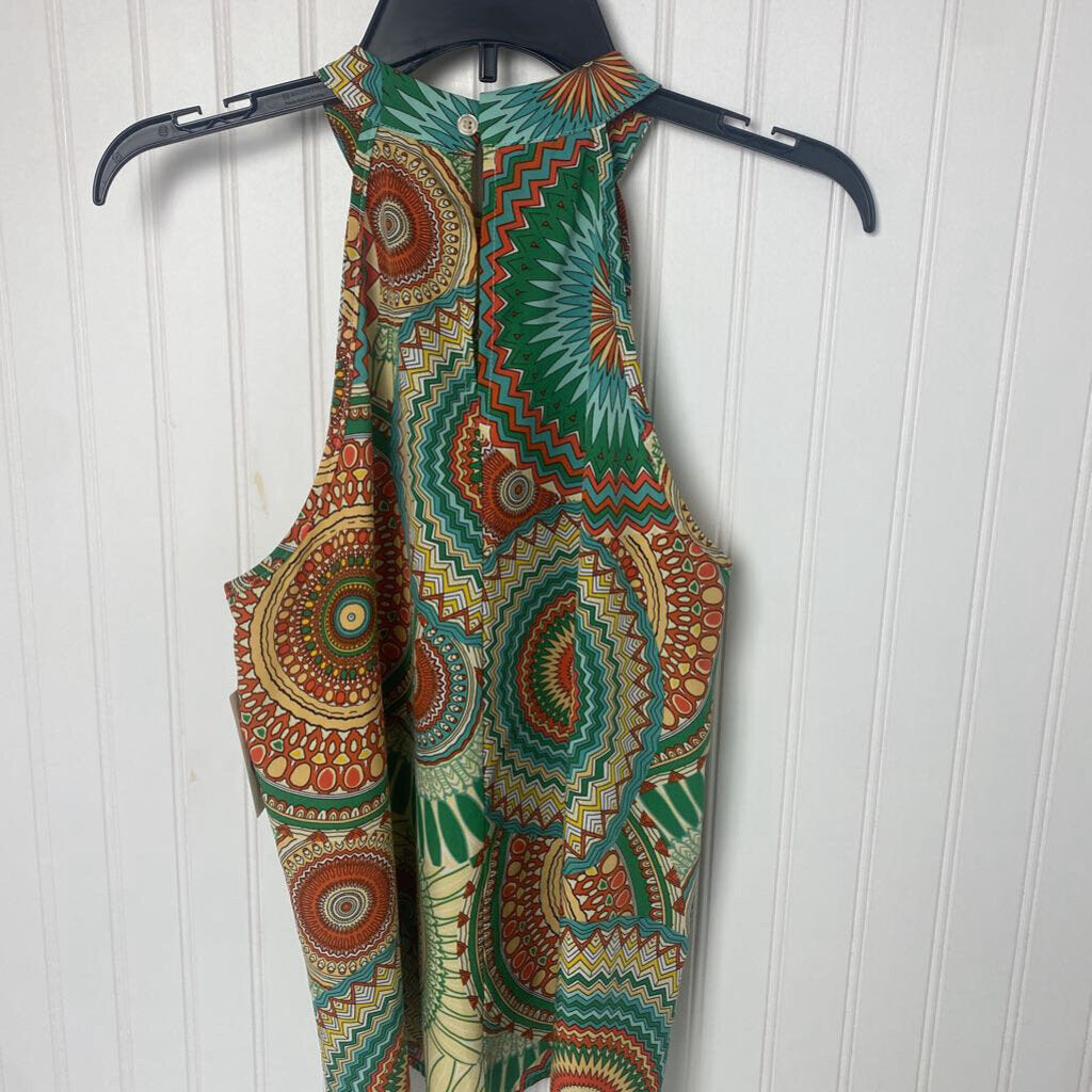 SLEEVELESS HALTER TOP