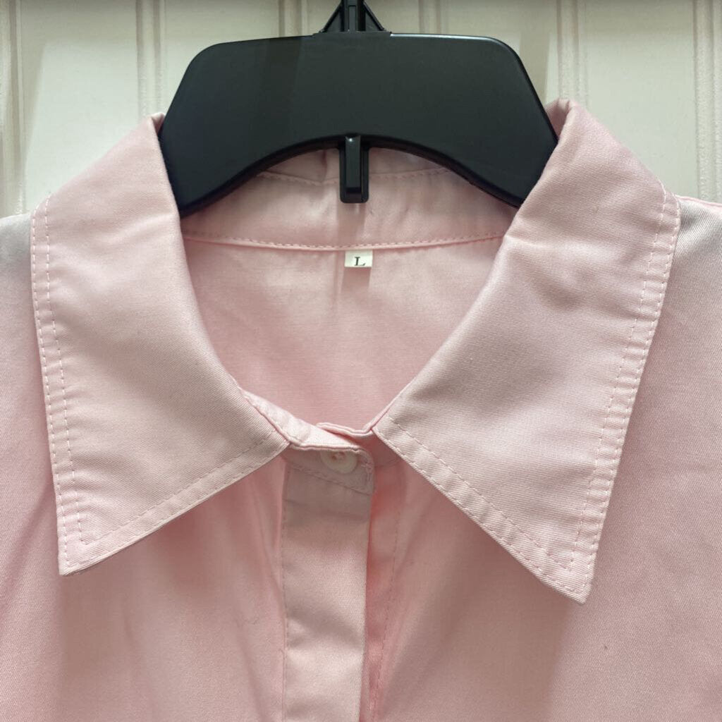 PINK BELTED DRESS