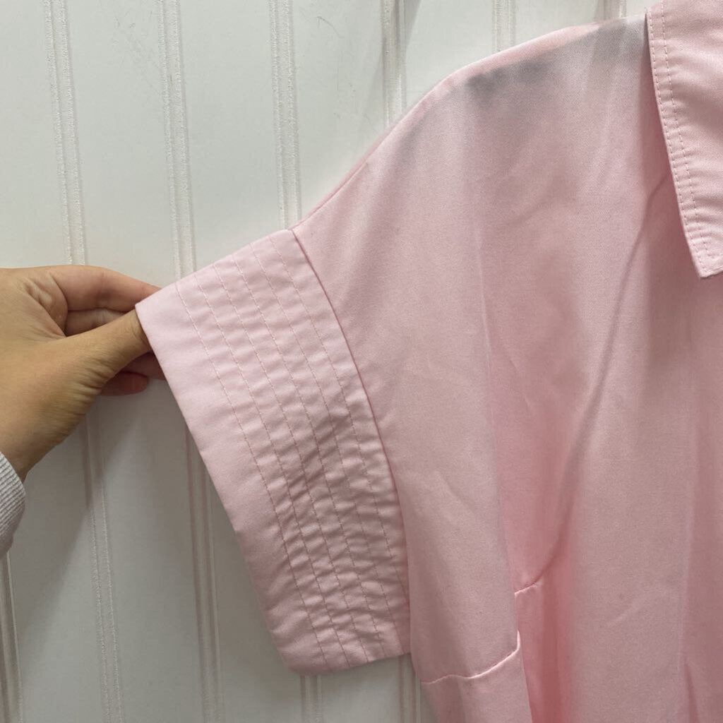 PINK BELTED DRESS