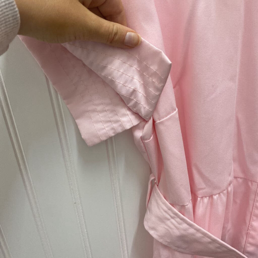 PINK BELTED DRESS