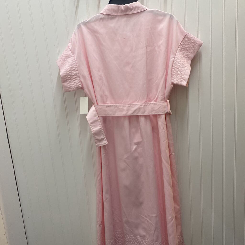 PINK BELTED DRESS