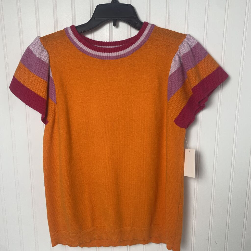 SHORT SLEEVE SWEATER