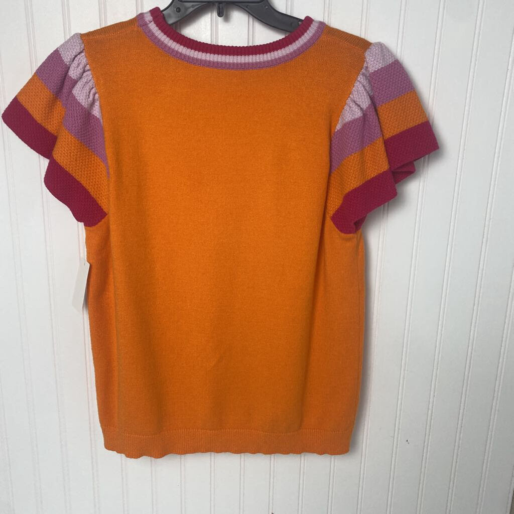 SHORT SLEEVE SWEATER