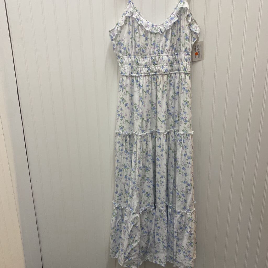 BLUE FLORAL DRESS