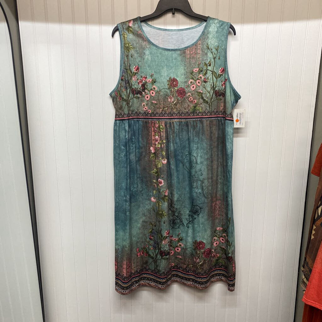 RUSTIC PRINT DRESS