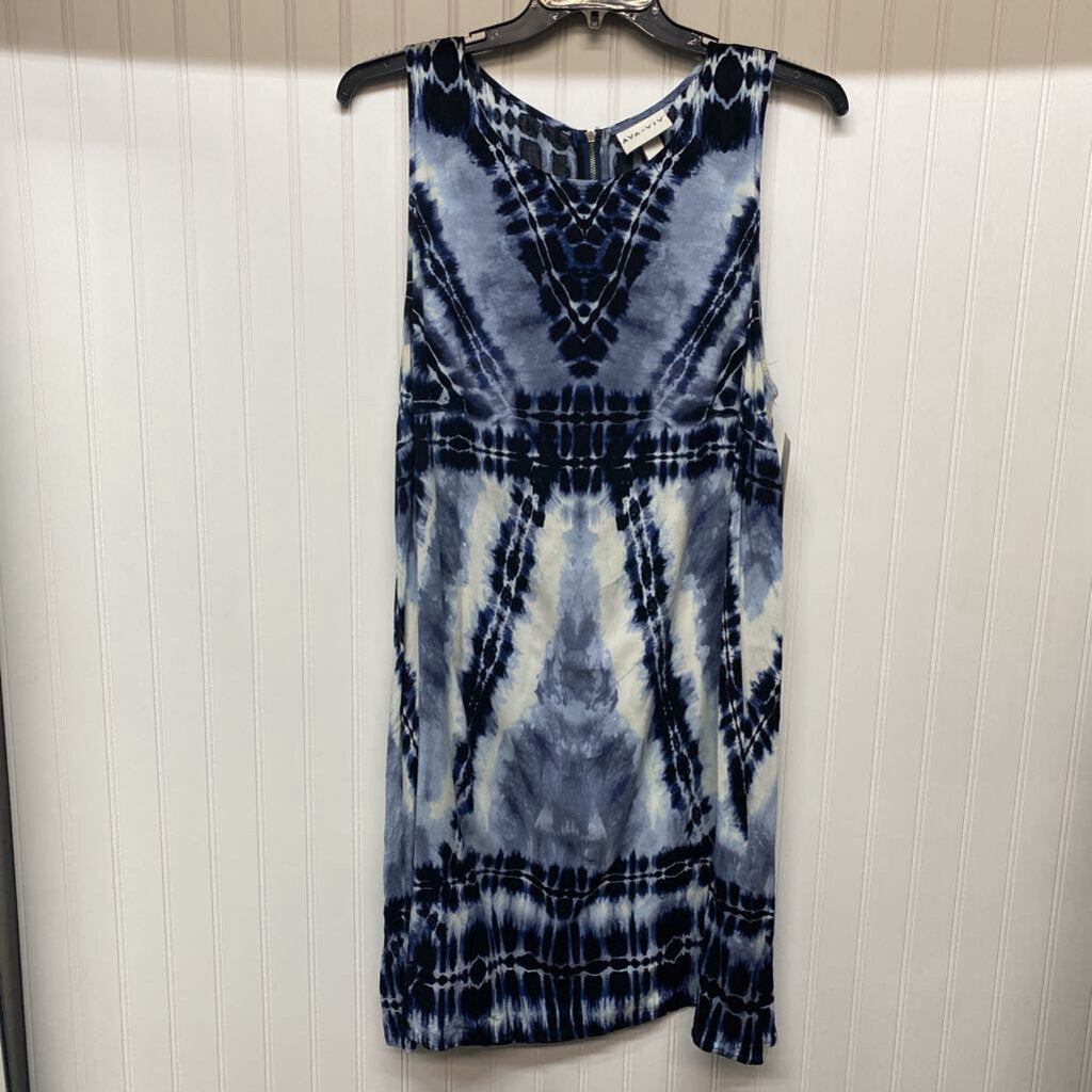 BLUE TYE DYE DRESS