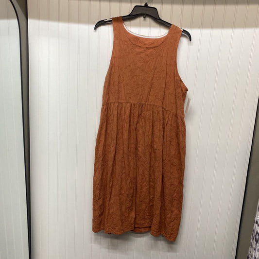 ORANGE SHORT DRESS
