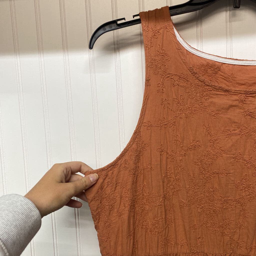 ORANGE SHORT DRESS