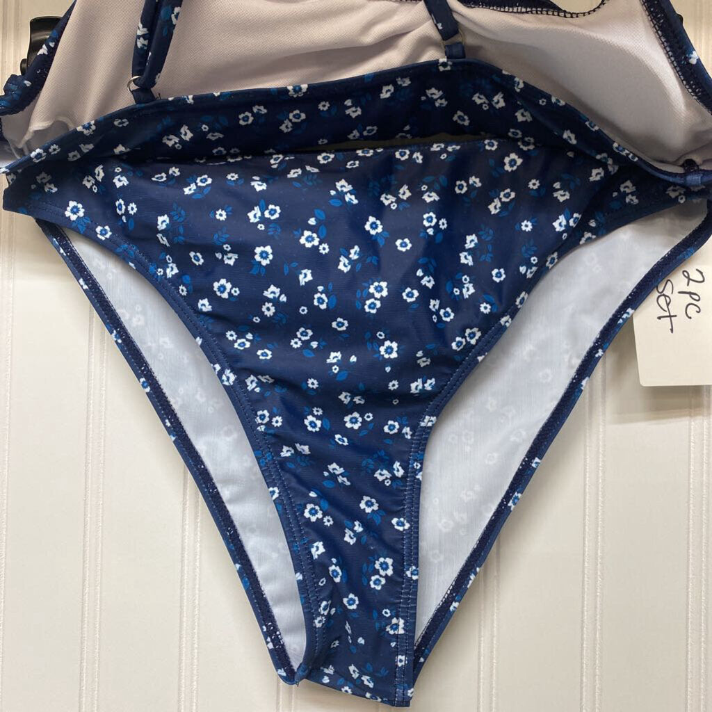*2PC SWIMSUIT WITH FLORAL PATTERN