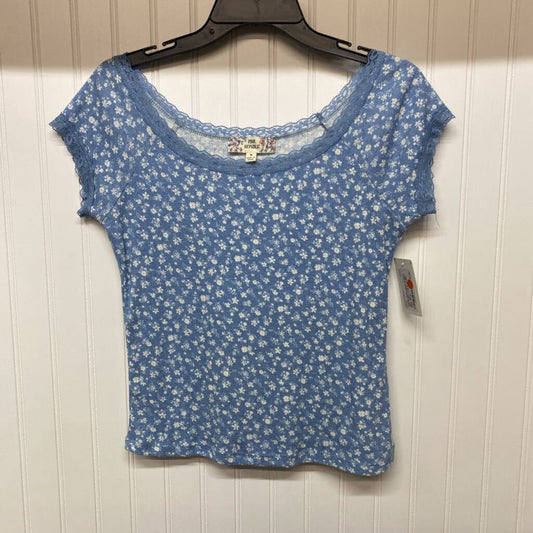 *SHORT SLEEVE FLORAL PRINT WITH LACE