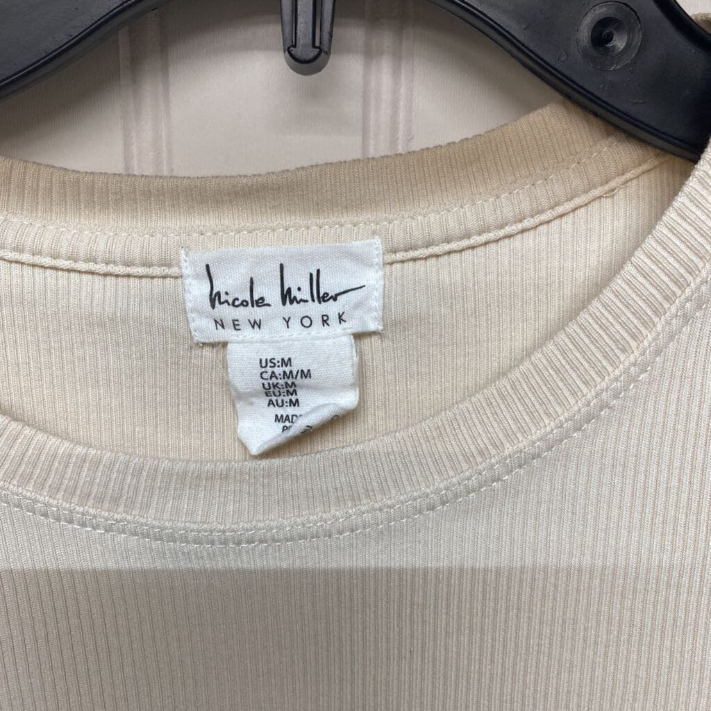 *SHORT SLEEVE BASIC RIBBED TEE