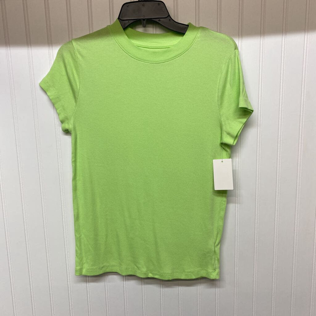 *SHORT SLEEVE BASIC RIBBED TEE