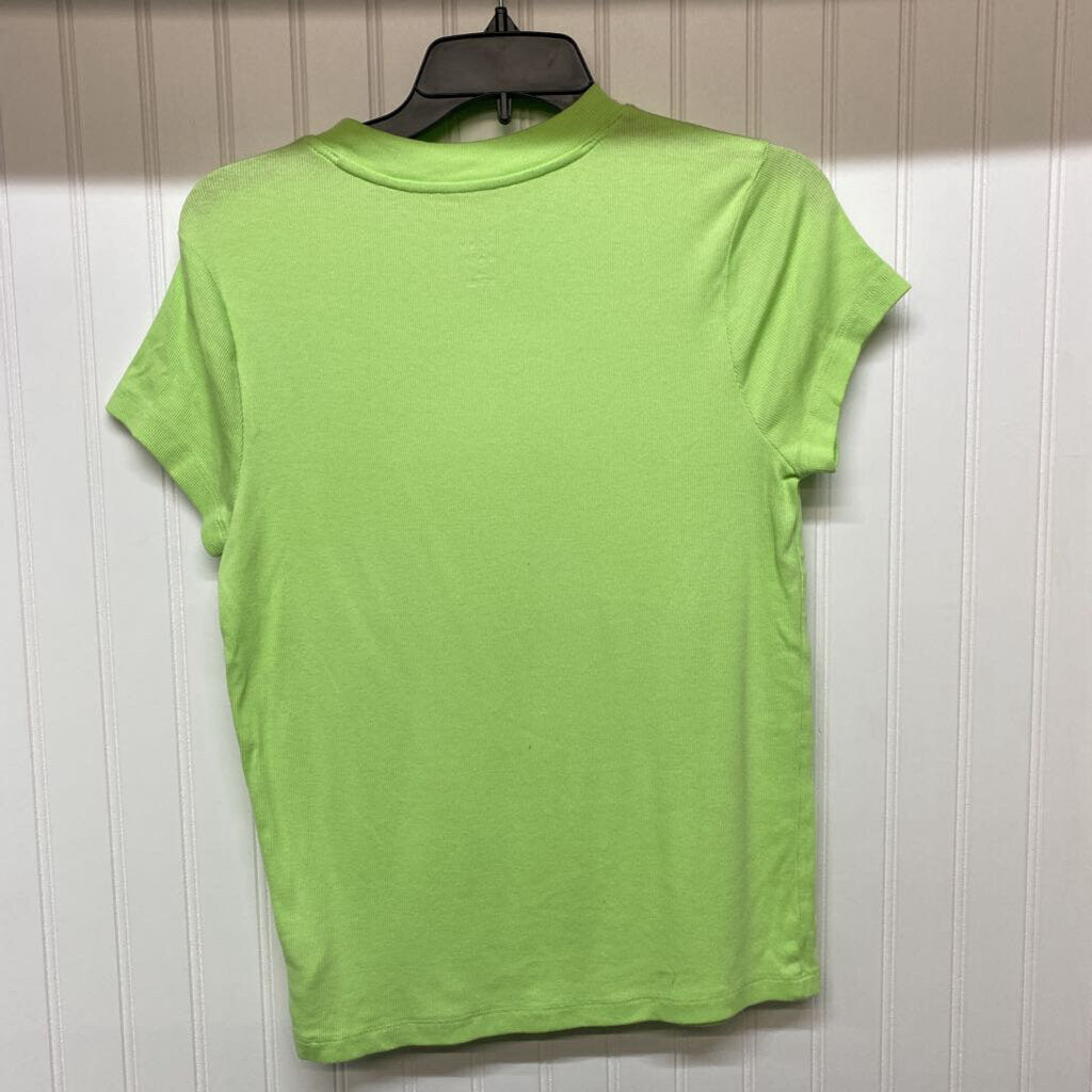 *SHORT SLEEVE BASIC RIBBED TEE