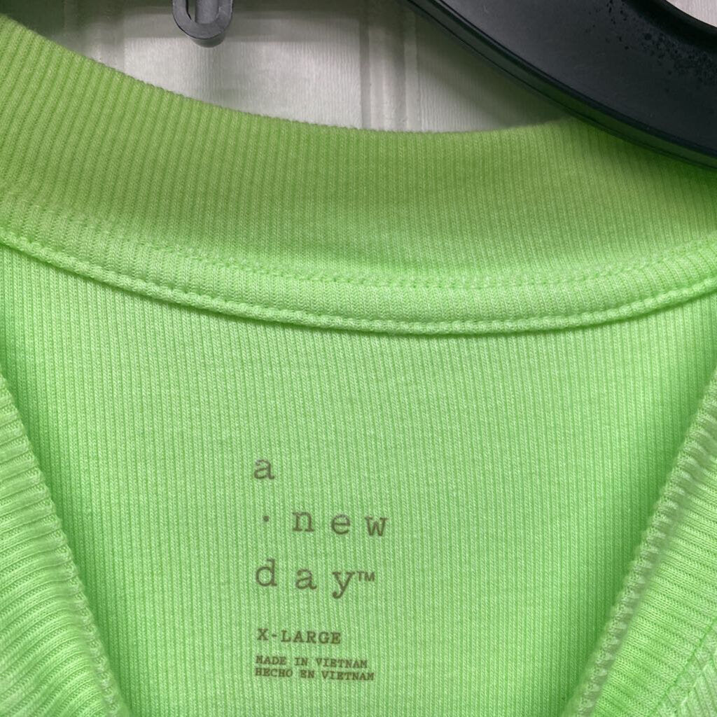 *SHORT SLEEVE BASIC RIBBED TEE