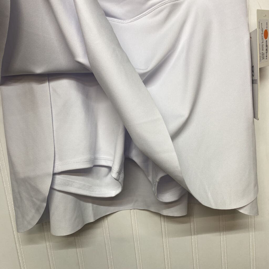 *WHITE ACTIVE SKORT
