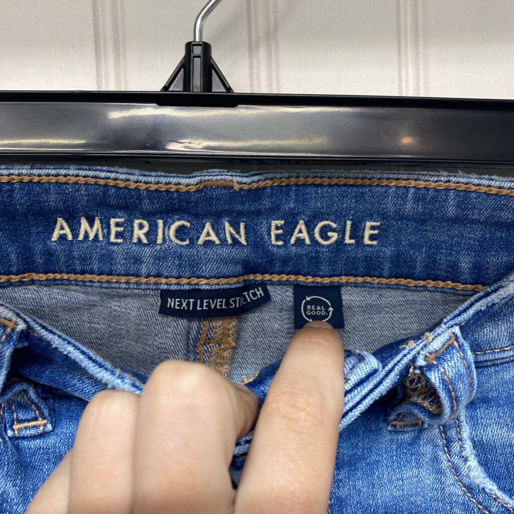 *DENIM DISTRESSED CUT OFF SHORTS