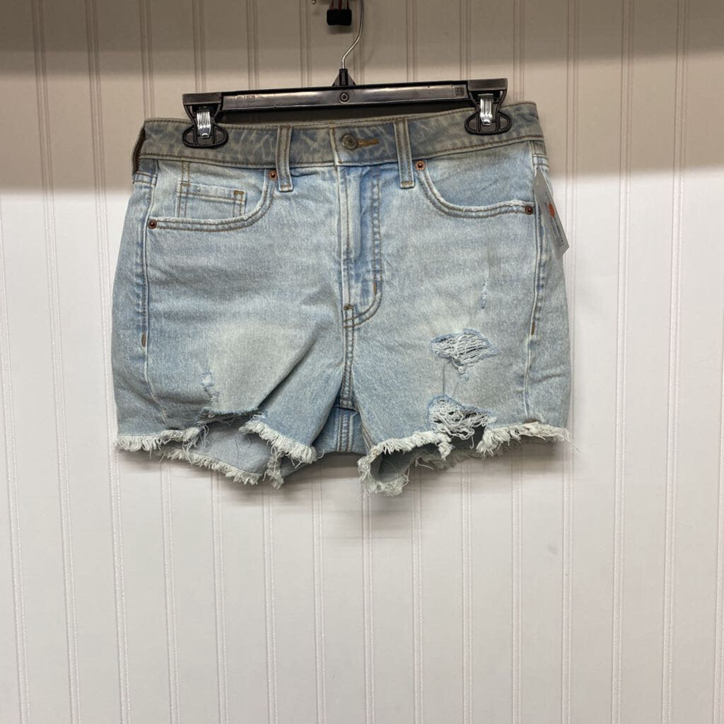 *DENIM DISTRESSED CUT OFF SHORTS