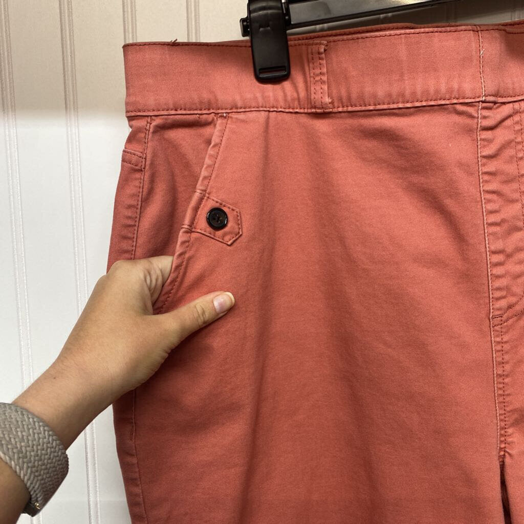 COLRED DENIM CAPRIS