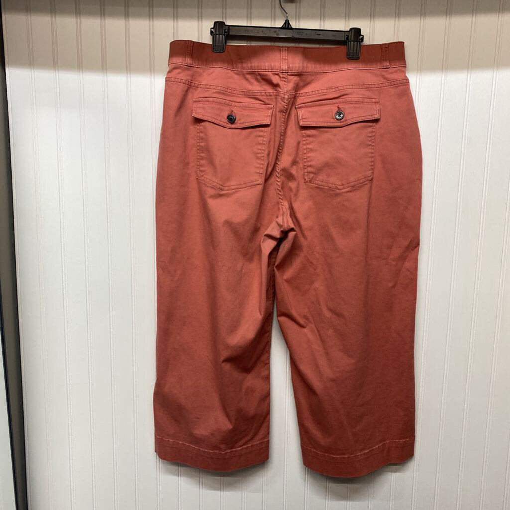 COLRED DENIM CAPRIS
