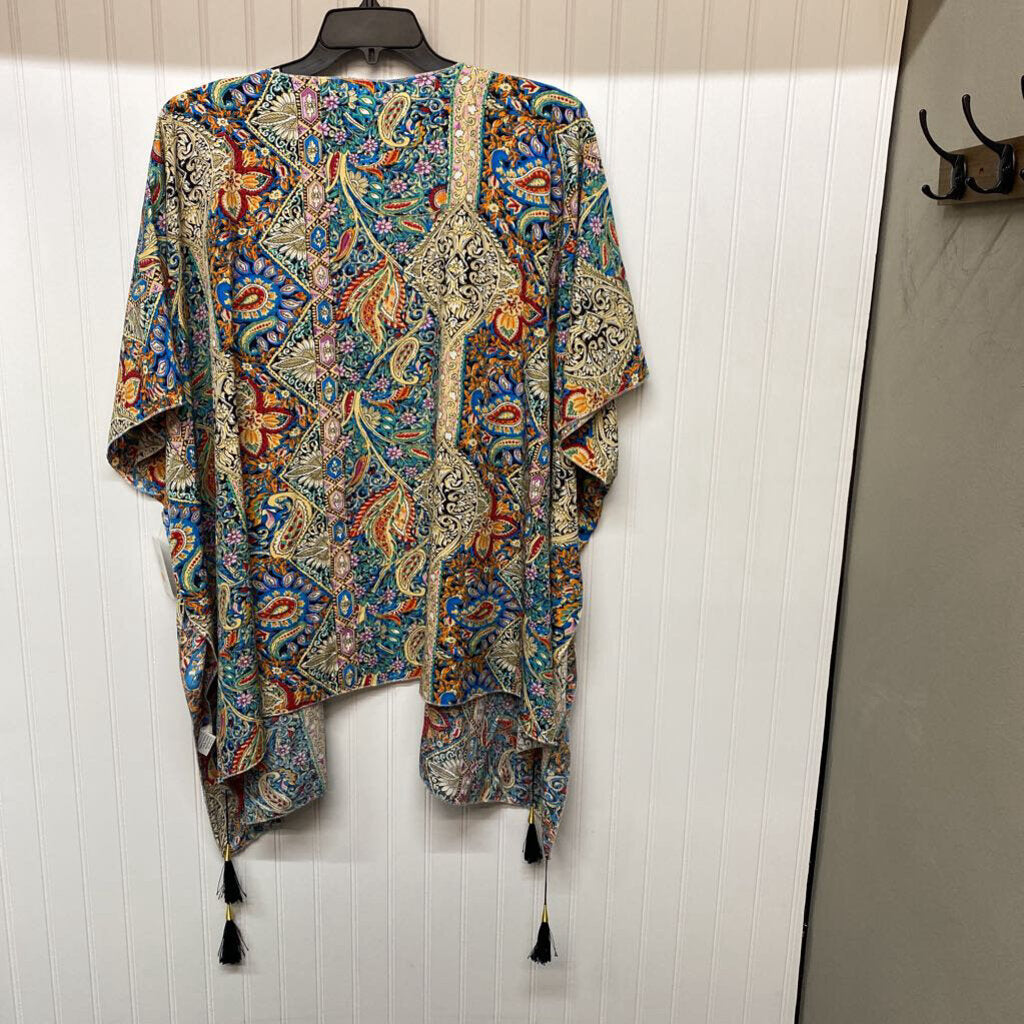 SHORT SLEEVE OPEN FRONT CARDIGAN