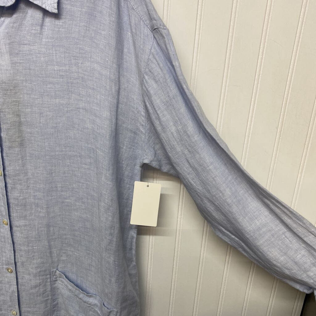 LONG SLEEVE LINEN DRESS