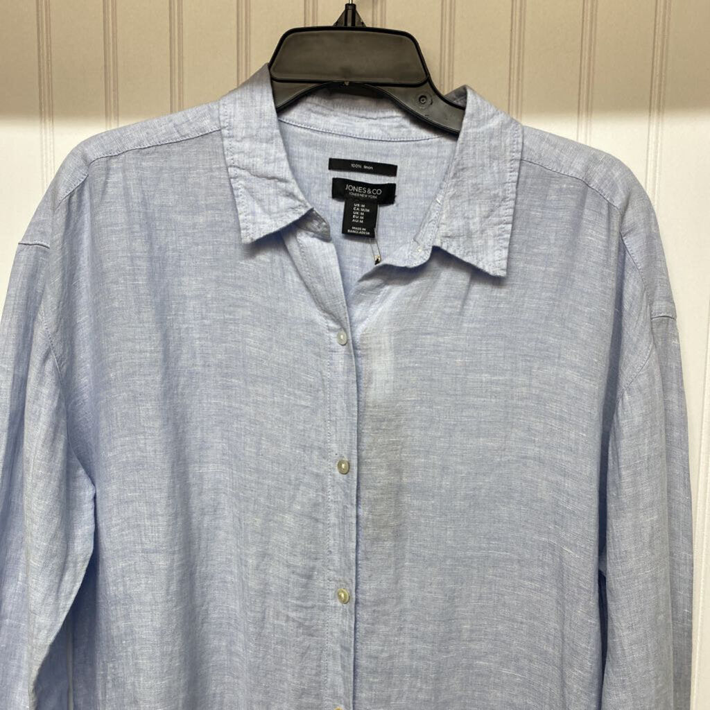 LONG SLEEVE LINEN DRESS