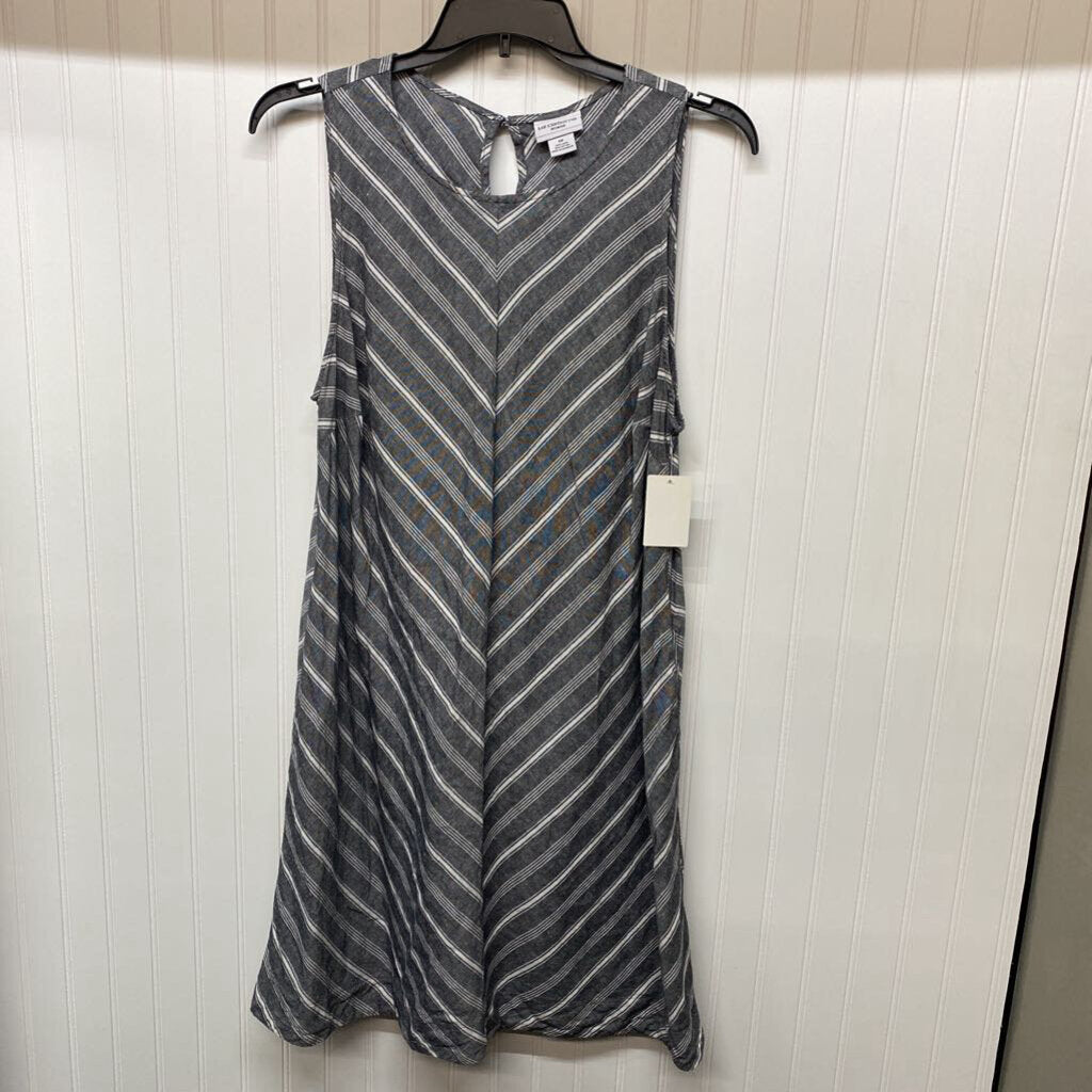 SLEEVELESS LINEN DRESS