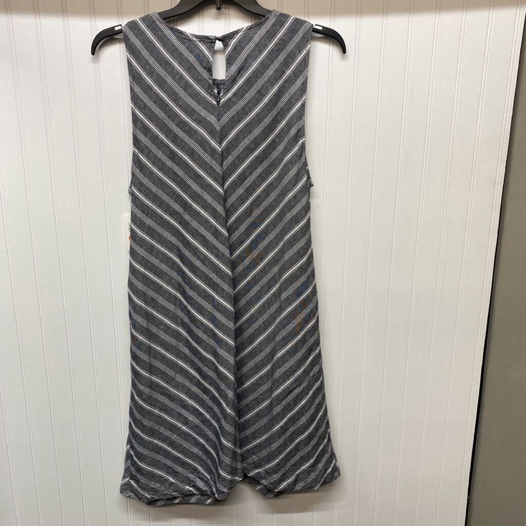 SLEEVELESS LINEN DRESS