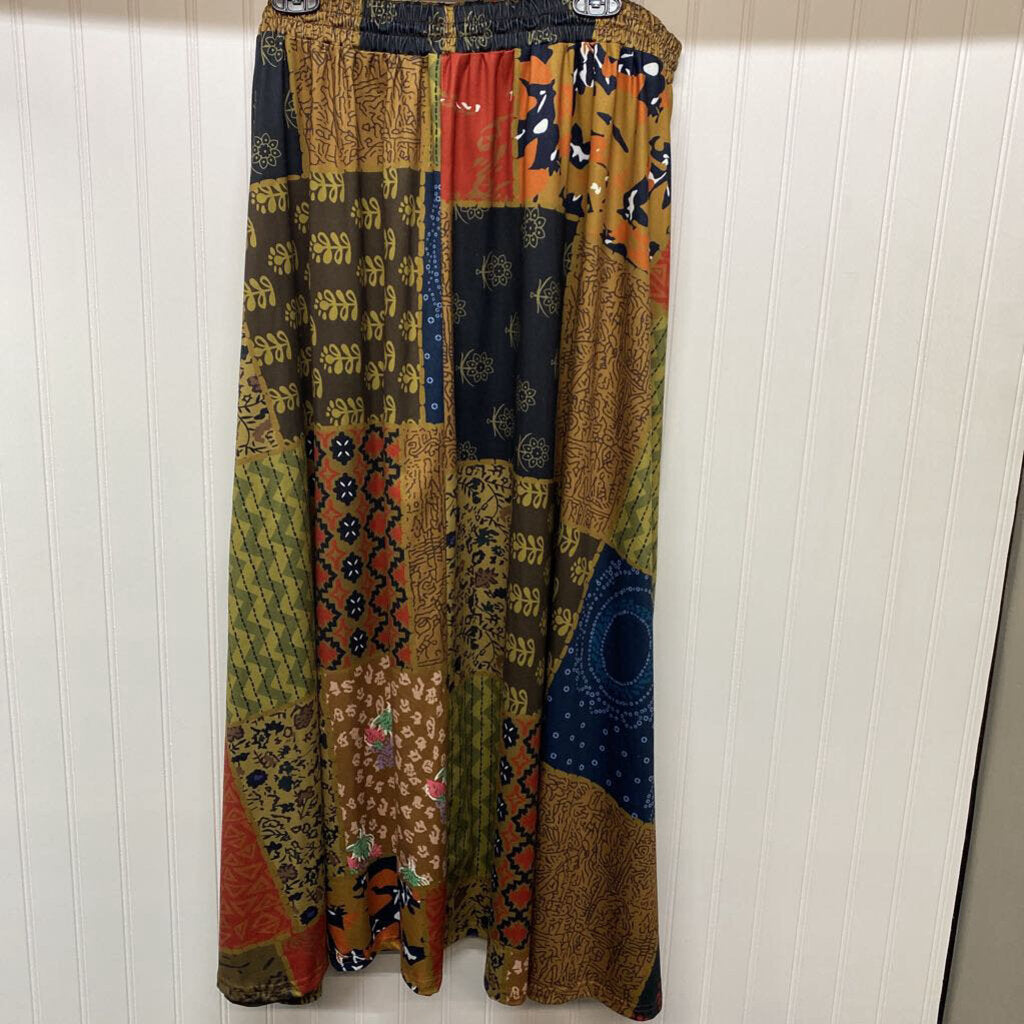 DRAWSTRING LONG SKIRT
