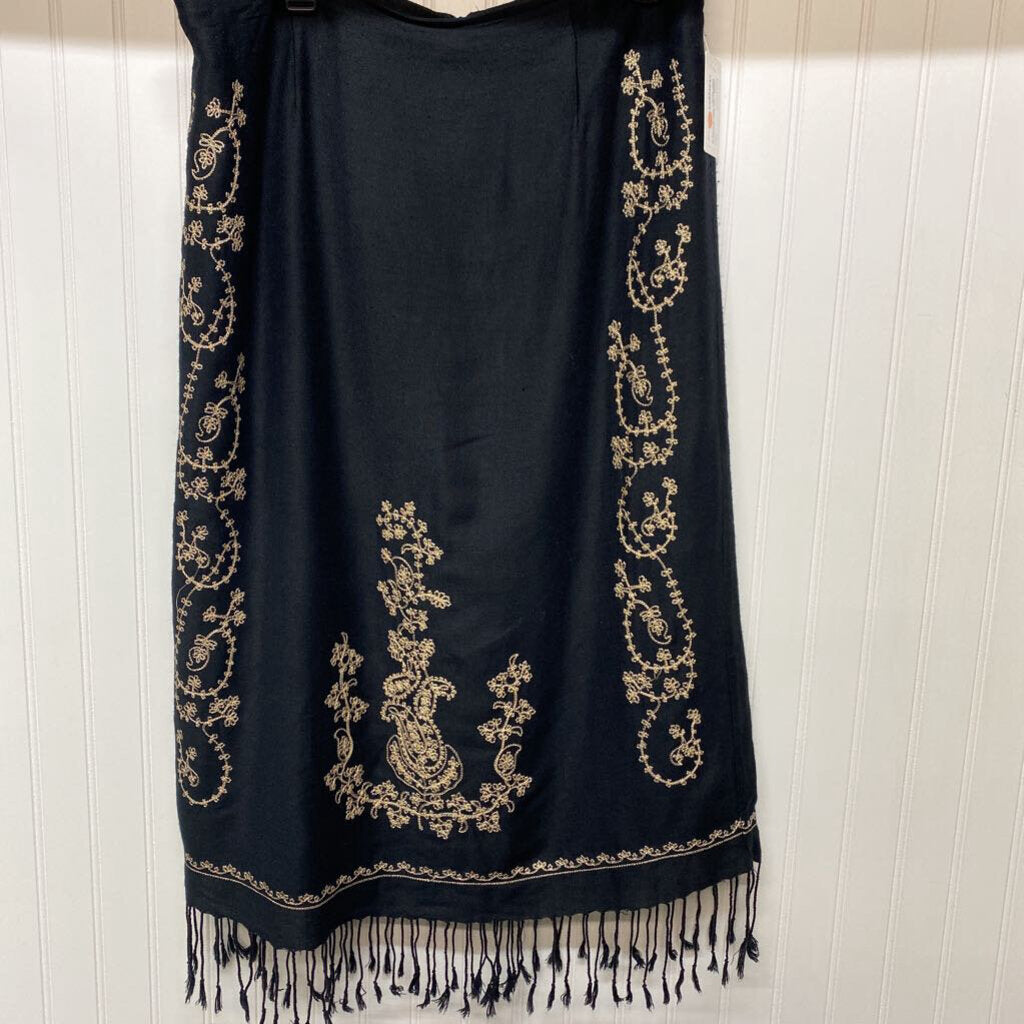 FRINGED LONG SKIRT