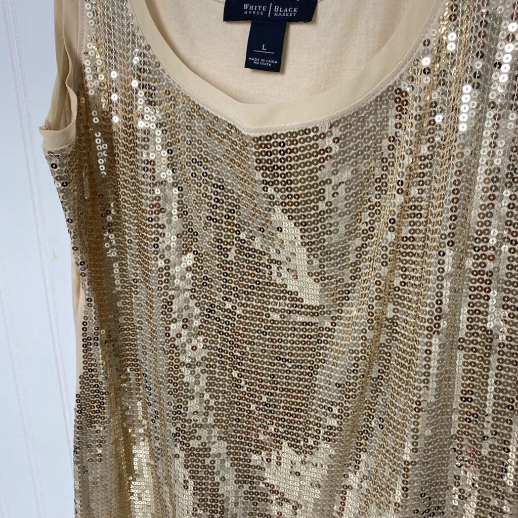 SEQUINNED TANK TOP