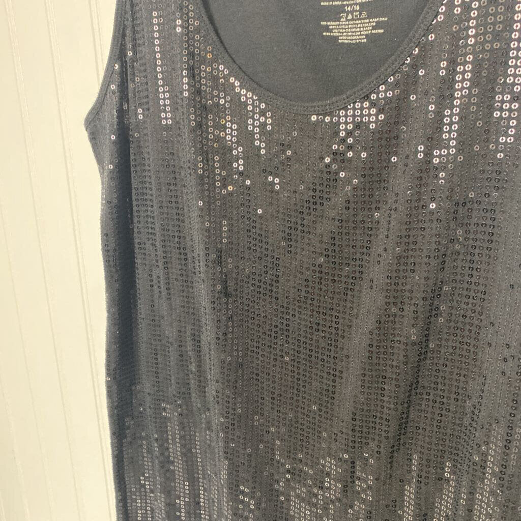SEQUINNED TANK TOP