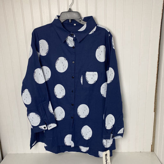 POLKA DOT LINEN LONG SLEEVED