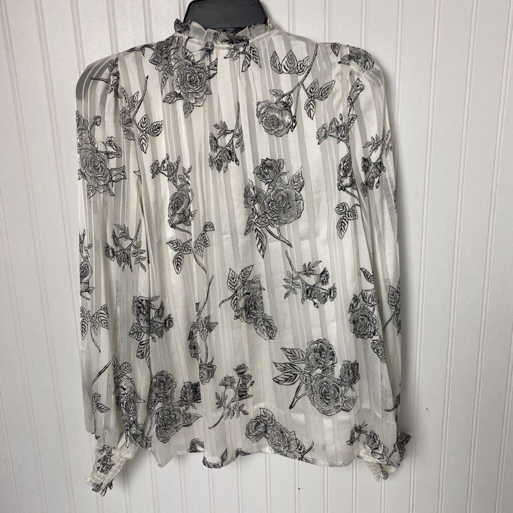 SHEAR SLEEVED SATIN TOP
