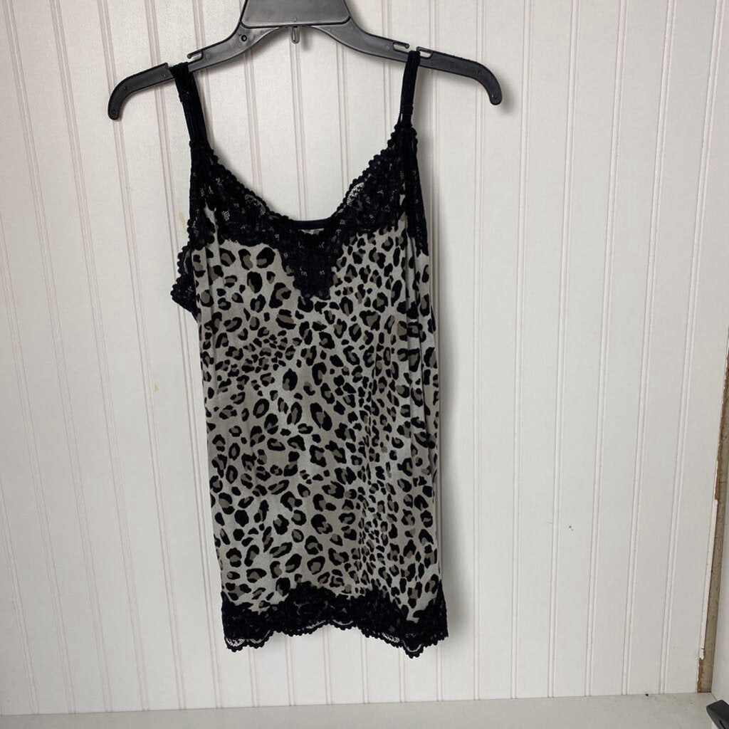 CHEETA LACE CAMI