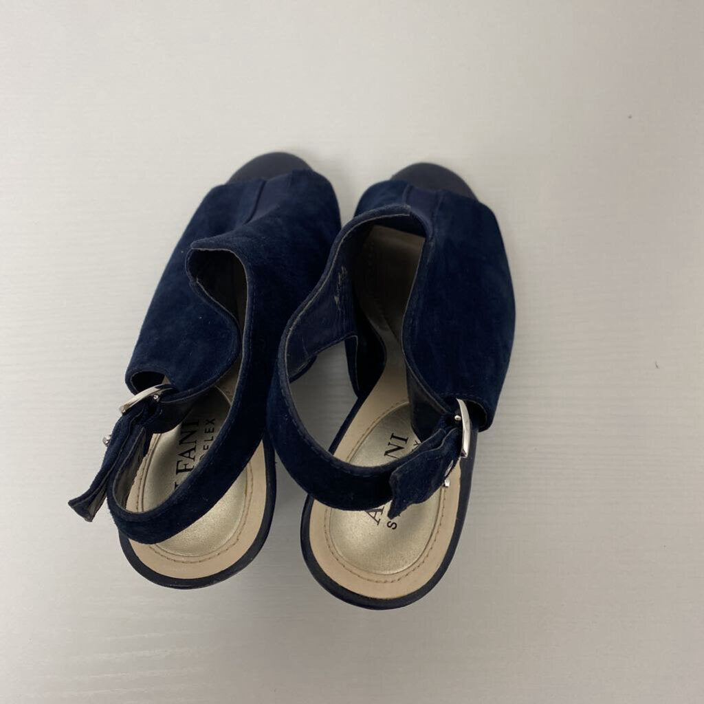 OPEN TOE SUEDE HEELS