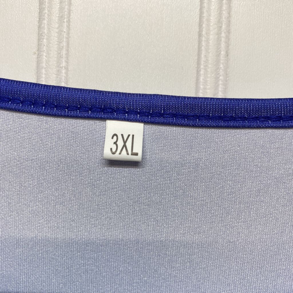 BLUE LONG SLEEVE TOP
